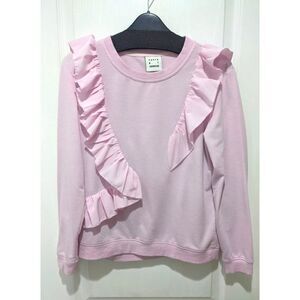 KAREN by Simonsen | Ruffle Sash Sweatshirt in Pink